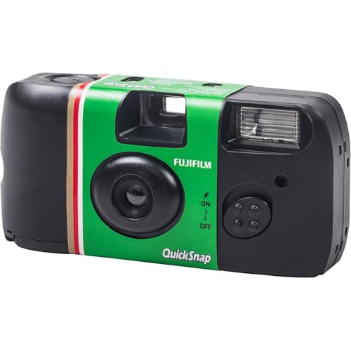 FUJIFILM QuickSnap Flash 400 One-Time-Use Disposable Camera (27 Exposures) – 2 Pack with Built-in Flash & 2 Hand Straps – ISO 400 Film for Day or Night Shooting - image 4