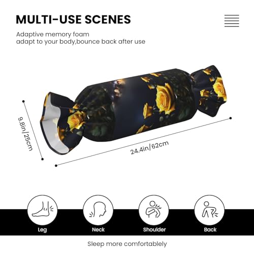 Almohada de espuma viscoelástica talla única negra miniatura 3