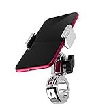 Chrome Motorcycle Mount for Phone - by TACKFORM [Enduro Series] - NO Slings Needed. Rock Solid...