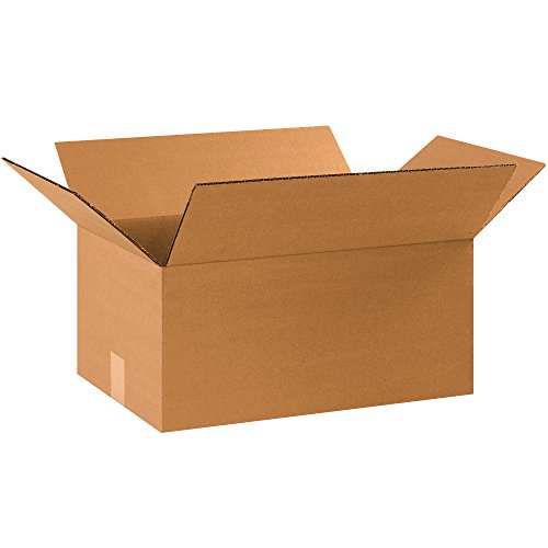 Image of BOXES FAST 17 1 /4 x 11 1 /4 x 9 Corrugated Cardboard Boxes, Medium 17.25 inchL x 11.25 inchW x 9 inchH, Pack of 25 | Shipping, Packaging, Moving, Storage Box for Home or Business, Strong Wholesale Bulk Boxes