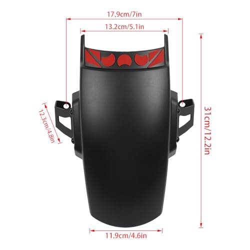 Image of Motorcycle Front Mudguard Extender Extension Fender Bracket Replacement for Tiger 1200GT PRO Explorer 2022-2024 Wheel Mudguards Splash Guard Cover