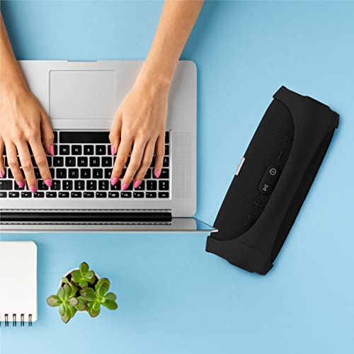 Image of Coby Bluetooth Speaker | True Wireless Portable Speaker | Hands-Free Wireless Speaker | Built in FM Radio | 6-HR Playtime | Powergrip II Rechargeable Speaker | USB-A Port, TF Card, Aux Input | Black