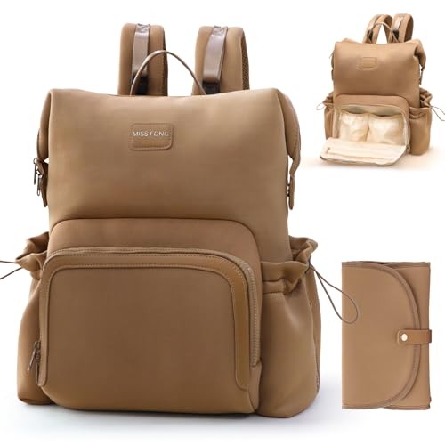 miss fong Neoprene Diaper Bag Backpack