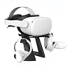 KIWI design VR Ständer, Headset Displayhalter und Controller Halter Montagestation Kompatibel mit Quest 2/Quest 1/Rift/Rift S/GO/HTC Vive/Vive Pro/Valve Index/PSVR 2/PICO VR-Headset und Controller