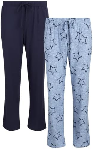 Lucky Brand Women’s Pajama Pants – 2 Pack Hacci Sleep and Lounge Pants (Size: S-XL)
