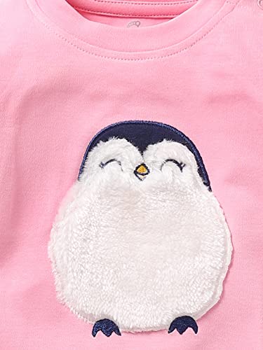 Image of BABY GO Baby Boys & Baby Girls Cotton Clothing Set | Full Sleeve T-Shirt & Pants | Newborn Infant Outfit | Soft Night Suit with Cute Print | Casual Dailywear Infant Clothes