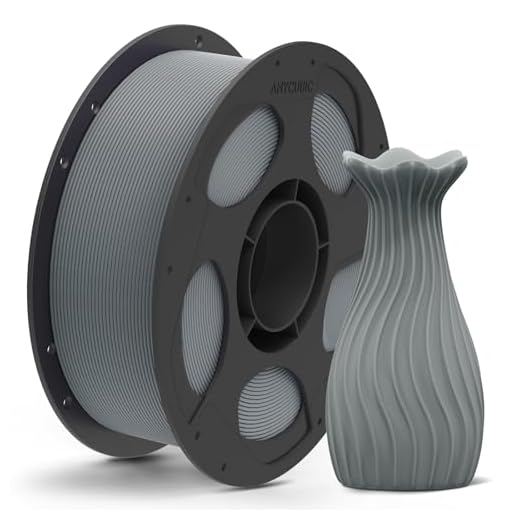 ANYCUBIC Matte PLA Filament 1.75mm, 3D Printing PLA Filament 1.75mm Dimensional Accuracy +/- 0.02mm, 1KG Spool (2.2 lbs), Matte Grey