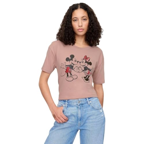 Image of GAP Women Slim Fit Solid Short Sleeves Round Neck T-Shirt