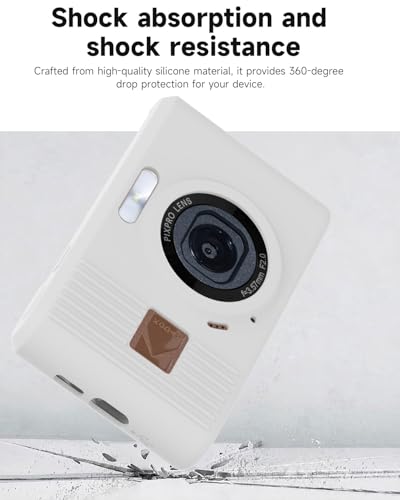 Funda de silicona para cámara Kodak PIXPRO C1 blanca miniatura 3