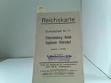  Einheitsblatt Nr.17. Eidermündung- Heide- Cuxhaven- Otterndorf. 1:100000.