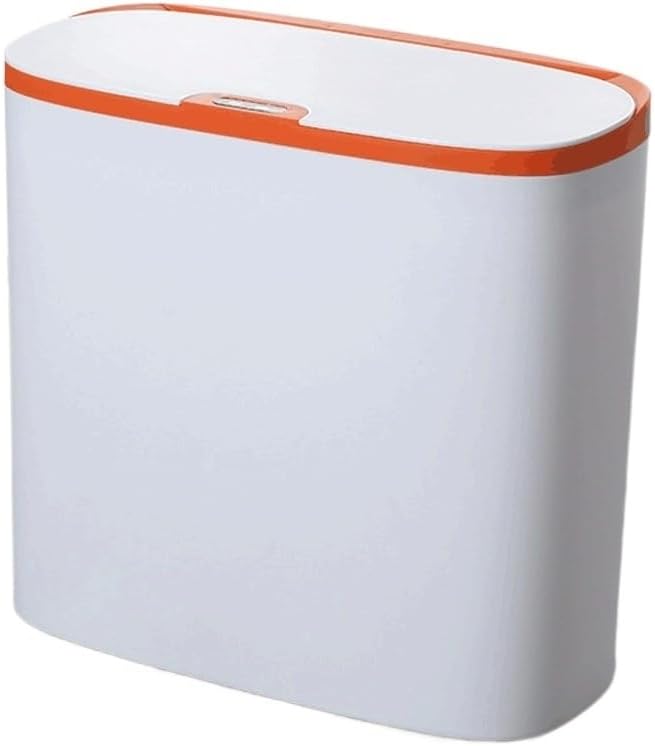 Smart Bathroom Trash Can Automatic Bagging Can Touchless Narrow Smart Sensor Garbage Bin Smart Home(D)