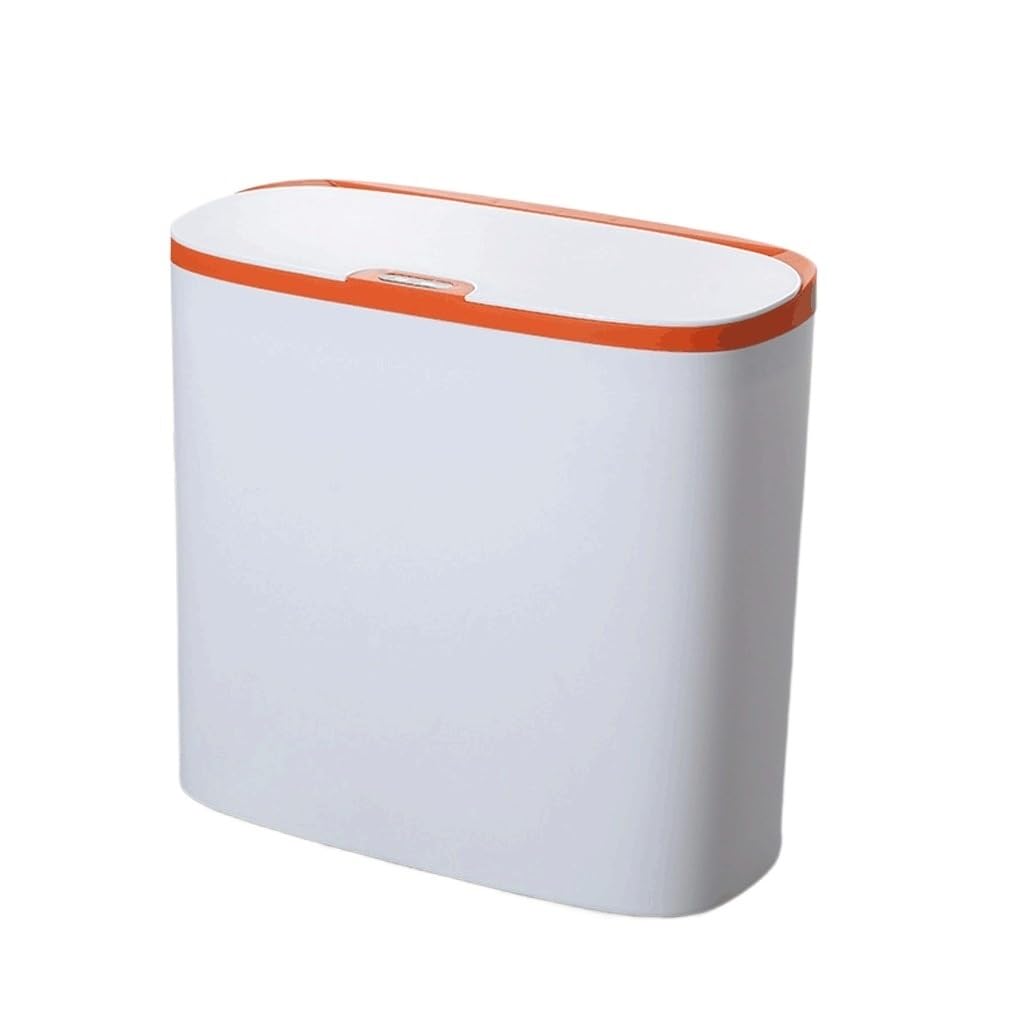 Smart Bathroom Trash Can Automatic Bagging Can Touchless Narrow Smart Sensor Garbage Bin Smart Home(D)