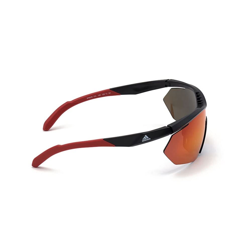 adidas Unisex Sp0016 etui na okulary, kolor czarny (Glossy Black), jeden rozmiar, czarny (Glossy Black), jeden rozmiar