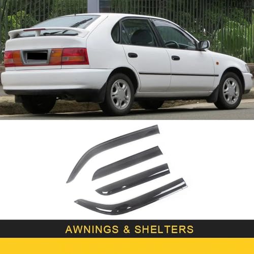 Déflecteurs de vitre pluie et vent pour Corolla Wagon 93-97 - 2