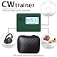 Mini CW Trainer Morsecode-Trainer mit Display, Moore Simo Wales Code Kurzwellenradio Telegraphentaste Autoschlüssel Lernen CW Radio für Telegrafenpraxis mit Ladekabel (Grün)