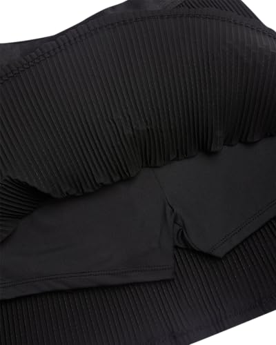 Image of RBX Girls Athletic Skort Set - 2 Piece Workout Set with Performance T-Shirt & Pleated Scooter Skirt, Girls Athletic Outfit