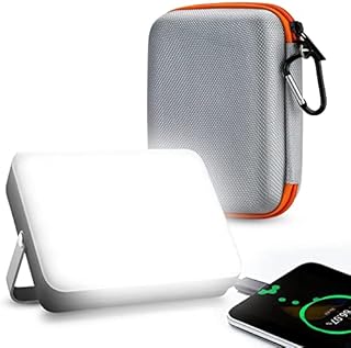 Eventek LED Camping Work Light Rechargeable, 20000mAh Power Bank & 1200LM Portable Survival Lanterns, up to 144 Hours, Floodlight with 5 Light Modes, for Tent, Camping, Hurricane, Hiking, Outage
