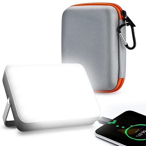 Eventek Lampe Led Rechargeable 4000LM, 20000mAh Power Bank Jusqu'à 144 Heures, 5 Modes D'éclairage, Lampe Camping étanche IPX5 Pour Tente, Ouragan, Randonnée, Urgence, Panne, Travaux