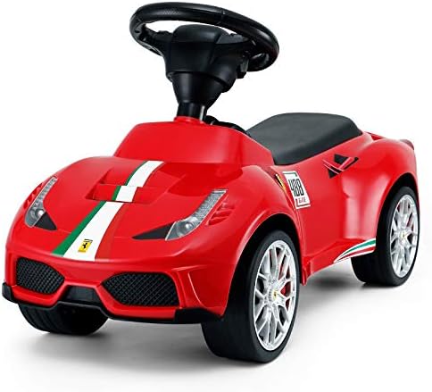 Ricco Toys Ferrari Licensed Kids Ride On Foot Push Along Sliding Toy Car