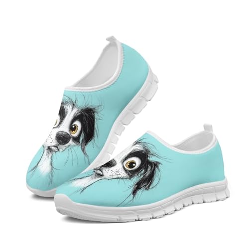 Image of Jeiento Cute Dog Women's Casual Slip On Shoes Loafers Sneakers for Women