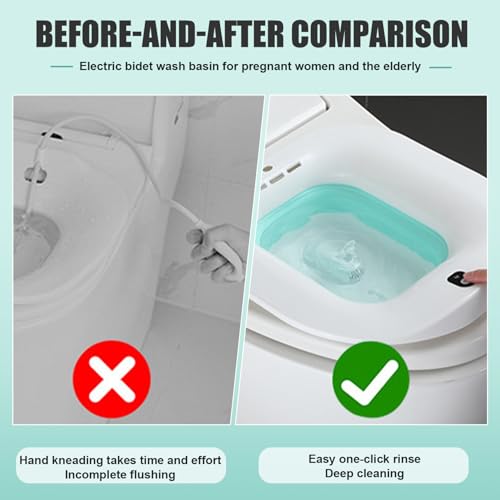 Baignoire de sitz pour toilettes pliable contre la douleur post-partum - 6