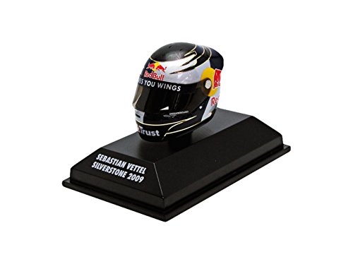 Preisvergleich Produktbild Minichamps 381090301 Arai Kopfhörer Vettel Silverstone 2009 Echelle 1 / 8