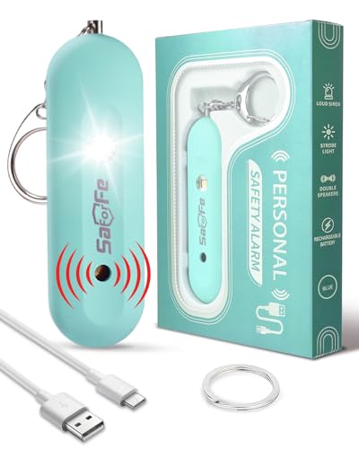 Women’s Personal Safety Alarm with Siren and SOS Light