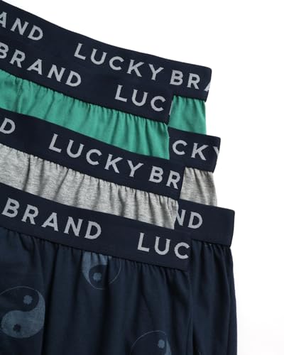 Lucky Brand Boxers for Men – 6 Pack Knitted Mens Underwear with Functional Fly - Classic Mens Boxers (S-XXL)4