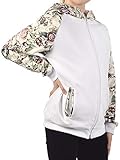 KOMFORTABEL: Dieser Pullover mit Kapuzeund Reißverschluss ist dank seiner qualitativ hochwertigen und weichen Materialqualität super angenehm zu tragen. Mit diesem coolen Shirt mit Motiv sind bequeme, stilsichere und niedliche Looks ein Klacks.