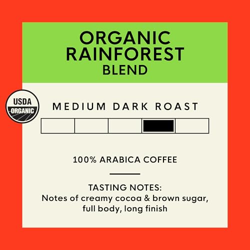 Image of San Francisco Bay K-Cup Coffee Pods, Organic Rainforest Blend (120 ct), Medium-Dark Roast, Commercially Compostable USDA Organic Single-Serve Coffee Pods