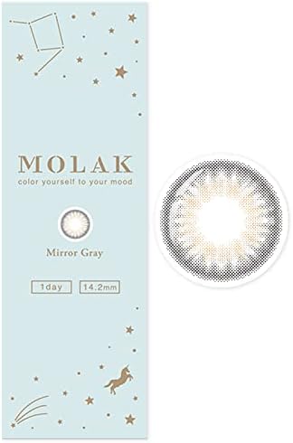 Amazon 宮脇咲良 イメージモデル カラコン Molak モラク ワンデー 10枚入り ミラーグレー 度あり 6 50 Molak ソフトコンタクトレンズ