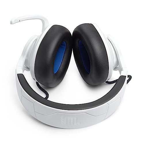 Quantum 910P Cuffie Gaming Over Ear Wireless Bluetooth per PlayStation, Cancellazione Attiva del Rumore, Head Tracking, Microfono a Braccio, Compatibili anche con PC e altre Console, Bianco - Cuffia gaming - Immagine 1