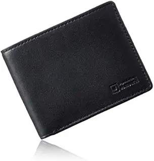 [￠Ｌｅ ｐｏｒｔｅｆｅｕｉｌｌｅ ｄｕ＼ｓａｍｏｕｒａｌ] 【超軽量 『僅か37g 厚さ1cm』】メンズ ２つ折り ミニ 財布ラム革 薄型 カード 8枚収納可 小銭入れ 無し プレゼント 用 ギフト箱入り Safari 掲載商品 (Black クロ)