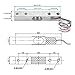 Wishiot 2PCS Digital Load Cell Weight Sensor 1kg 5kg 10kg 20kg High Precision Miniature Load Cells for Arduino DIY Electronic Portable Kitchen Scale Sensors