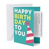 FUN delivery Crappy Birthday Card: Funny Musical Prank Greeting Card That Keeps Singing – Gag Gift for Adults, White Elephant & April Fools Joke Gift