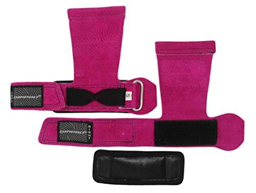 Gripad Amrap Cross-Training Grips For Pull-Ups, Weightlifting, Wods With Wrist Straps | Comfort And Support | Hand Protection From Rips And Blisters | Men And Women. (Pink, Small) #TOP3
