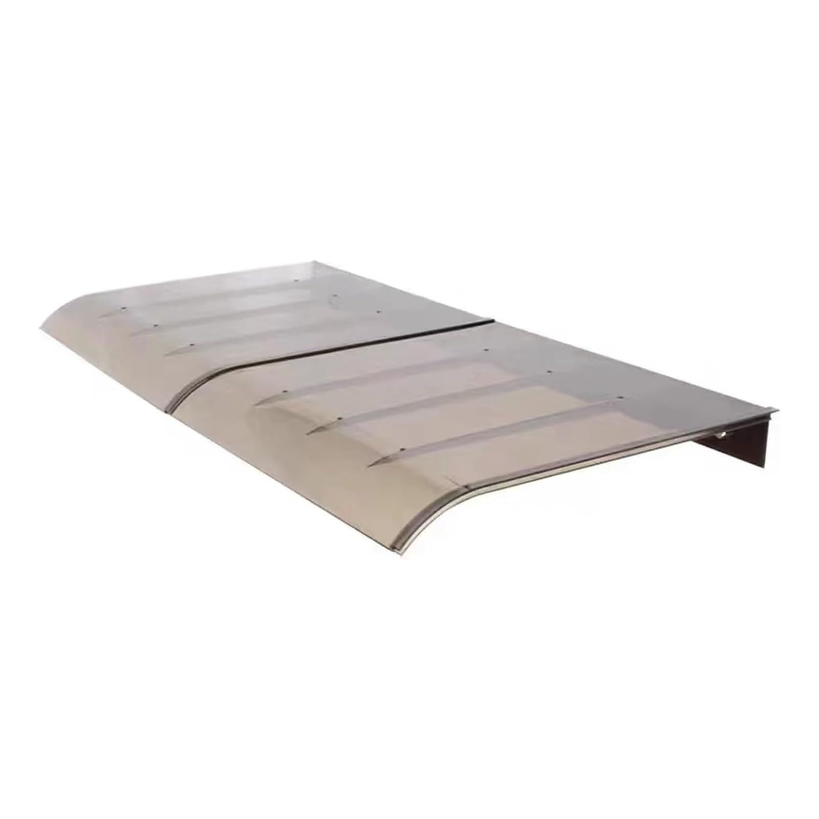 KYOFIS Transparent Window and Door Awning, Polycarbonate Door Canopy Patio UV Rain Snow Protection Door Canopy Awning for Houses, Garden, Balconies (Color : Brown, Size : SURFACE_40X100CM)