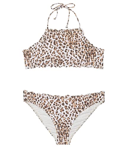 O'NEILL CLOTHING Girls Leopard Print Bikini Set (Little Kid, Size 4)