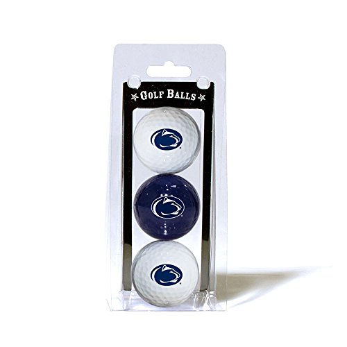 Penn State Nittany Lions 3 boules de Noël en coque transparente pour sapin