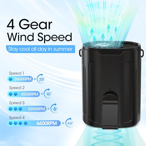 Heelkl 2024 Ai Portable Fan Rechargeable thumb #1