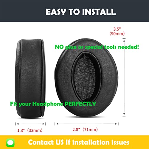 HA-S90BN Earpads Replacement for JVC HA-S78BN, HA-S87BN, HA-S88BN - Image 4
