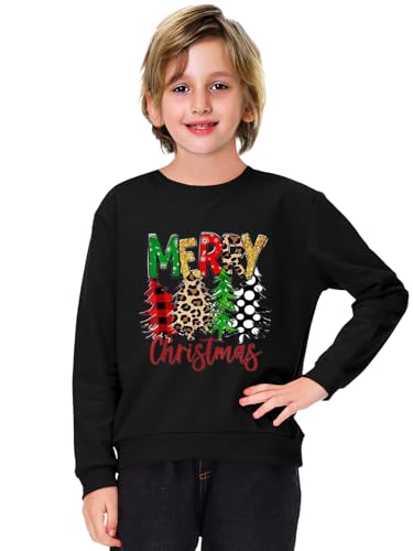 Remimi Unisex Kids Christmas Sweatshirt Long Sleeve Xmas Pullover Tops 3-14 Years 2 Remimi Unisex Kids Christmas Sweatshirt Long Sleeve Xmas Pullover Tops 3-14 Years - Image 3
