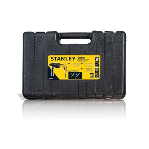 STANLEY Martelete Perfurador e Rompedor SDS Plus 2.4J 800W com Ponteiro e 6 Brocas 220V SHR263K