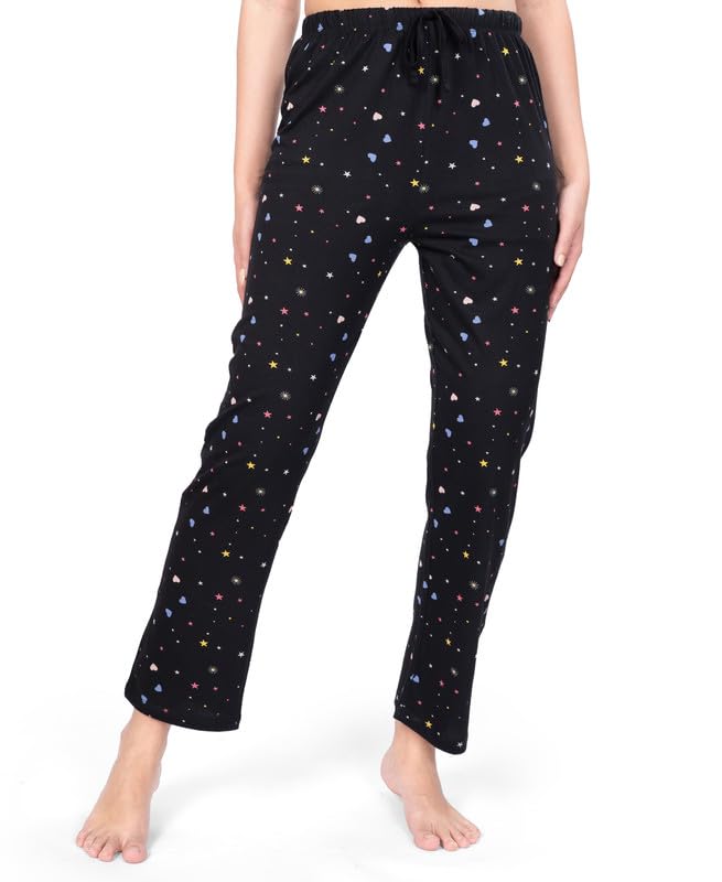 Image of Real Basics Women's Cotton Printed Pyjama pack of 3