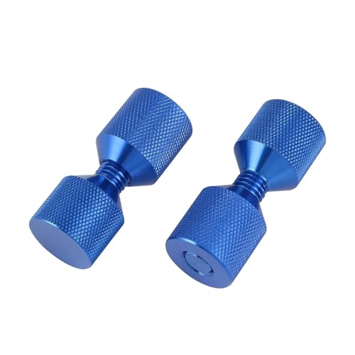 Juego de 2 pines de alineación de brida de aluminio, herramienta de posicionamiento de tuberías duradera, alineación ligera de brida para maquinaria de automóviles y barcos