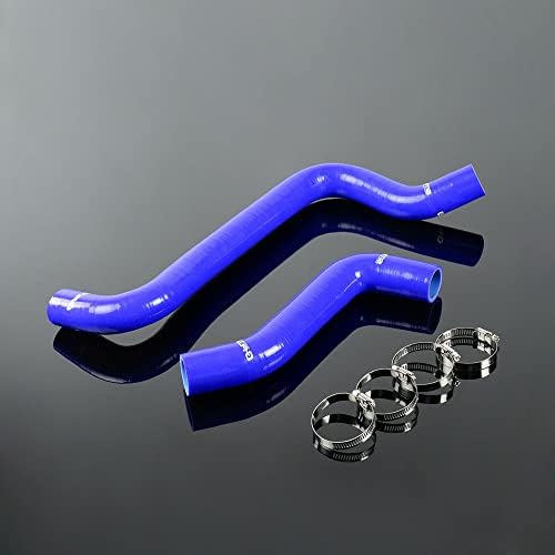 GPLUS Silicone Radiator Coolant Hose Kit Clamps Compatible