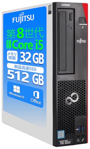 Windowsデスクトップ ESPRIMO D588/CX i5-9500 32G SSD512G+HDD1 富士通 デスクトップパソコン（PC） ESPRIMO D588/CX 仕様