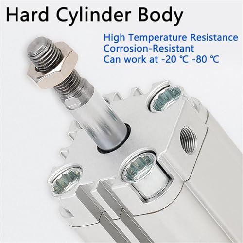Cylindre fin compact ADVU performant à course de 55 mm pour automatisation fluide