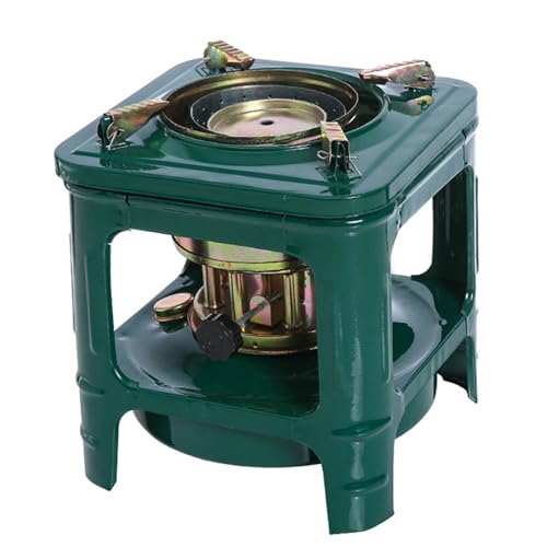 Estufa de queroseno portátil, quemador pequeño de camping de 8 mechas, estufa de cocina al aire libre, equipo de barbacoa de fuego para camping, fiestas en el jardín, cocina de fogata, senderismo