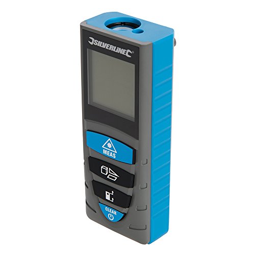 Preisvergleich Produktbild Silverline 727787 Laser-Entfernungsmesser, blau